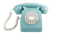 GPO Retro 746, Analoges Telefon, Kabelgebundenes Mobilteil, Blau