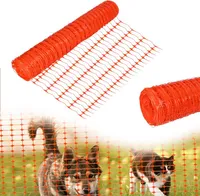 Drátěné pletivo 100cm výška PE plastový králík drát Cuttable oranžová myš ploty Mesh drát různé délky, 50m CEEDIR