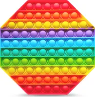 Push it Pop up Toy Fidget 20cm Antistress Spielzeug Bubbles Reisespiel TikTokForm:Oktagon 20 x 20 cm