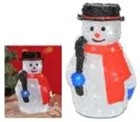 LED Schneemann Winter Deko beleuchtet