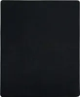 vidaXL Spannbettlaken 2 Stk. Jersey Schwarz 90x200 cm Baumwolle