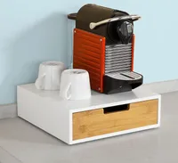 SoBuy®  Kaffeekapsel Box,Kapselständer Monitorständer ,mit Schublade,FRG179-WN