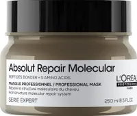 L'Oréal Professional Absolut Repair Molecular Rinse-Off Hair Mask Conditioner für zusätzliche Entwirrung, 250 ml