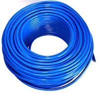 Hilark Verlängerungskabel H07BQ-F 3x2,5 mm 3g2,5 mm (230V, 16A) Kabel Pur blau (10 meter, Blau)