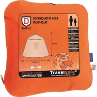 Travelsafe - TS0125 - Sieť proti hmyzu - impregnovaná - s upevňovacím materiálom - pre 1-2 osoby