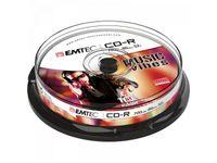 Emtec 52x, 10 pack, 52x, CD-R, 700 MB, 10 Stück(e)