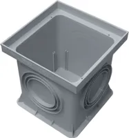 Marley Einlaufschacht Revisionsschacht 200x200mm Gully Bodenschacht Ablauf ohne Rost