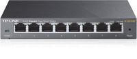 TP-Link TL-SG108E Unmanaged PRO Switch, 8 Port Gigabit Intelligent, Plug&Play, Metallgehäuse, VLAN, QoS, Easy Smart Management Software