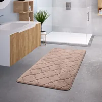 TT Home Badezimmer Badematte Duschmatte Rutschfest Waschbar Memory Schaum Stein Muster Größe 50x80 cm