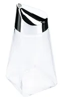 Contacto Zuckerstreuer, 200 ml, 6 x 6 x H13 cm, verchromte Kunststoffkappe/glattes Pressglas, Glas spülmaschinengeeignet