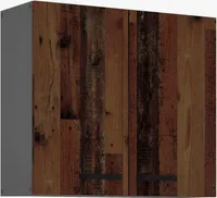 Küche OLD STYLE Hängeschrank 80 cm Old Wood Küchenzeile Küchenblock Einbauküche