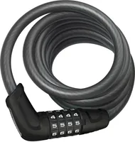 Abus Tresor 6512C/180 Black Oceľové lanko-Zámok