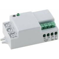 ChiliTec Mini Einbau Bewegungsmelder 360° HF Hochfrequenz Sensor LED geeignet 5-1200 Watt für Wand- und Deckenleuchten