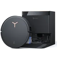 ECOVACS DEEBOT X8 PRO OMNI Staubsauger Roboter mit Automatischer Nachfüllung und Entleerung, 18.000 Pa Saugroboter, Schwarz (Kein Wassertank)