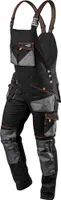 NEO TOOLS Dungarees HD Slim záhradné nohavice Praktické pracovné nohavice Remeselnícke ochranné nohavice - veľkosť: XL