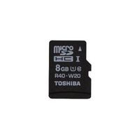 Toshiba 8GB microSDHC, 8 GB, MicroSDHC, 40 MB/s, Schwarz