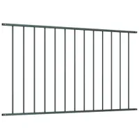 vidaXL Plotový panel Práškově lakovaná ocel 1,63 x 0,75 m antracitový