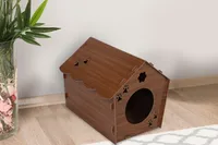 Evila Originals, Ovoid- MST1701, Nussbaumfarbe, Hunde-Halsbänder, 40 cm, MDF