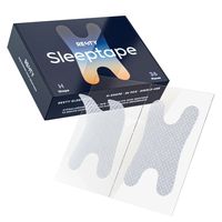 Resty® H-Shape Sleeptape Mundpflaster (36 Stück) Hilfsmittel gegen Schnarchen und besser schlafen - Mouth Tape für Nasenatmung und bessere Sauerstoffversorgung des Blutes – 36