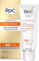 RoC Soleil-Protect High Tolerance Fluid SPF50+ Comforts Sensitive Skin 50 ml