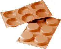 Silikomart Muffinbackform Törtchen 15er Ø5cm H 1,4cm Silikon, terracotta