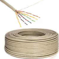 PremiumX 100m Telefonkabel 6x2x0,6mm J-Y(ST)Y Telefonleitung 12-Adern rund Fernmeldekabel Installationsleitung Verlegekabel