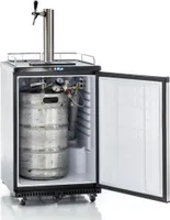 Bierbar komplett für max 50l Fass Schwarz 500g Flachkeg(A)