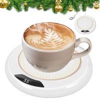 Tassenwärmer usb, Tassenwärmer Elektrisch, Kaffeetassenwärmer, USB Tassenwärmer Heizplatte, Untersetzer (Weiß)