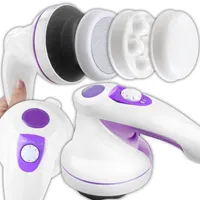 4 in 1 Anti-Cellulite Massagegerät mit Vibration und Infrarot für Damen, Straffung, Rotation mit 3 Aufsätzen, Massagepistole Retoo