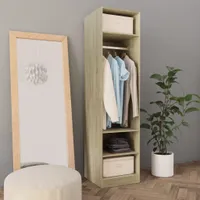 vidaXL Šatníková skriňa Sonoma Dub 50x50x200 cm odvodený výrobok z dreva