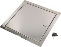Přístupový panel KOTARBAU® velikost 40x40 cm s klíčem nerezová ocel stříbrná pro přístupové šachty