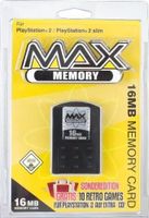 PS2 MAX MEMORY 16MB Yellow-Pack (+10 Classic Retro Games for PS2)