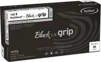 MaiMed Untersuchungshandschuhe Black LX grip puderfrei M