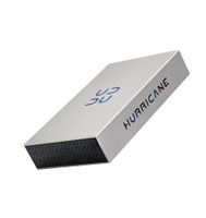 HURRICANE 3518S3 2TB Aluminium Externe Festplatte, 3.5" USB 3.0 HDD extern Backup Desktop Speicher mit Netzteil für PC, smart TV, Ps4, Ps5, Xbox