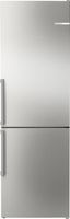Bosch Serie 4 Freistehende Kühl-Gefrier-Kombination mit Gefrierbereich unten, 186 x 60 cm, Edelstahl (mit Antifingerprint) KGN36VICT