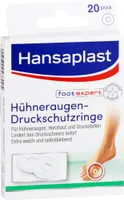 Hansaplast 92330-00000-25 Hansaplast Hühneraugen-Druckschutzringe 92330-00000-25 weiß, 20 St.