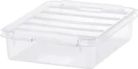 SmartStore Aufbewahrungsbox CLASSIC 1 1 Liter transparent / weiß