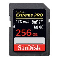 SanDisk Exrteme PRO 256 GB - 256 GB - SDXC - Klasse 10 - UHS-I - 170 MB/s - 90 MB/s