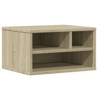 vidaXL Druckerständer Sonoma-Eiche 40x32x22,5 cm Holzwerkstoff