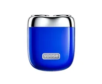 YOOSE-MINI 2 Leichter Rasierer, Legierungsmaterial, stilvoller und tragbarer Rasierer, einfach zu reinigen und zu pflegen,Blau