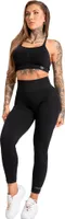 Gym Glamour Push-Up-Leggings 2.0 - Damen Leggings nahtlos - Farbe: Schwarz, Größe: XS