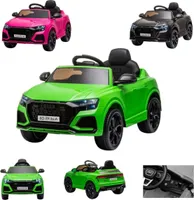 ES-Toys Kinder Elektrofahrzeug Audi RS Q8 lizenziert Kunstledersitz EVA-Reifen grün