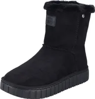 Rieker Damen Stiefelette Plateausohle Kurzstiefel Winterboot Y8884, Größe:39 EU, Farbe:Schwarz