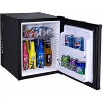 Klarstein Table Top Kühlschrank HEA-Brooklyn-50Slb 10035228A, 53.5 cm hoch,  40 cm breit, Hausbar Minikühlschrank ohne Gefrierfach Getränkekühlschrank  Glastür