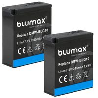 2x Blumax Akku | für Panasonic DMW-BLG10E Digitalkamera | Kapazität 1025mAh  |Spannung 7,2Volt | Video- und  Kamerazubehör