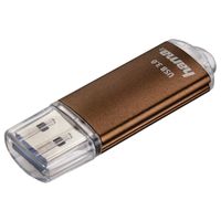 Hama USB 3.0 Speicherstick FlashPen, 32 GB, Farbe: Braun