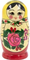 Semenovskaya Rossijanotschka Matrjoschka Matröschka Matroschka Babuschka 11cm Höhe - 5 Holz-Puppen - klassisch Матрёшка
