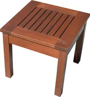 Garden Pleasure Gartentisch Sonora dunkelbraun quadratisch 40,0 x 40,0 x 35,0 cm
