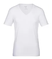 OLYMP Level Five Body Fit T-Shirt M V-Ausschnitt weiß, Größe:Medium