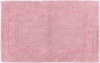 HOMESCAPES Badematte rosa 50x80 cm aus 100% Baumwolle